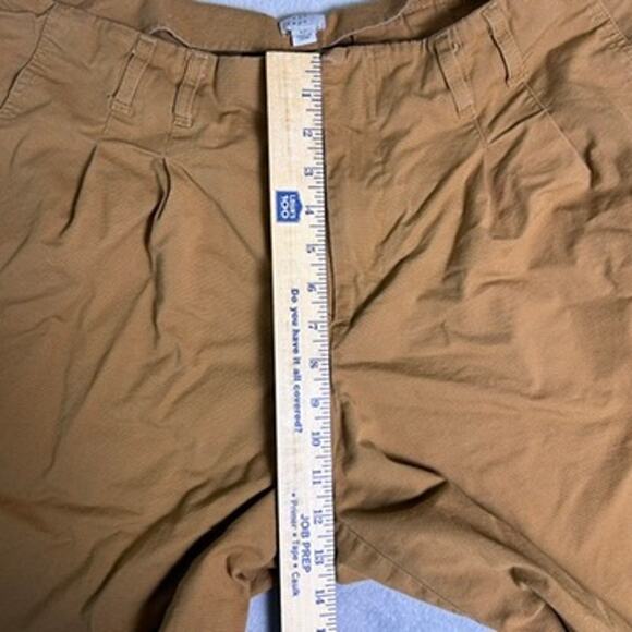 A New Day Wide Leg Pants Womens 14 Brown Rust Fall Flowy Office Colorful Pumpkin - Picture 5 of 9